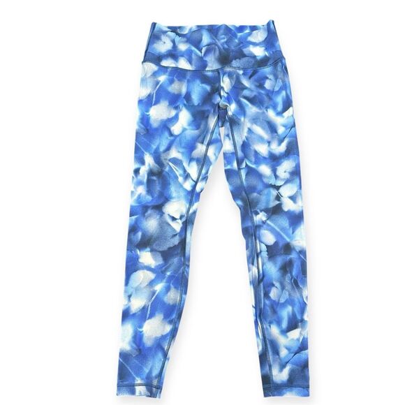 LULULEMON Women’s Blush Blossom Alpine White Midnight Navy Wunder Under Low-Rise - Picture 5 of 9